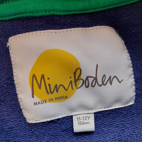 Mini Boden guc star 🌟 sweatshirt hoodie 11-12 years - Picture 9 of 15